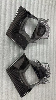 Dry Carbon Fiber Rear fender side Air vent scoop fit Ferrari 2019 488 Pista