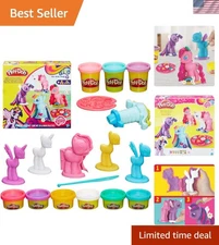 My Little Pony Play-Doh Set: 4 Pony Bases & 9 Colors for Creative Fun!