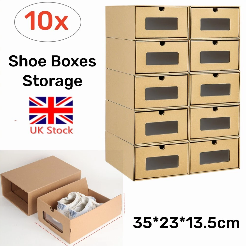 Cardboard shoe deals organizer