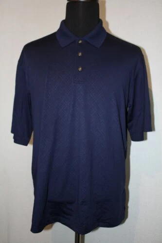 Botón Casual geométrica Poliéster Pebble Beach-Down Shirts for Men