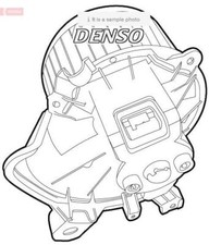 Denso Interior Blower 12V Voltage Fits LHD Citroen Fiat Peugeot DEA09274