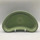 Fiesta Bistro Crescent Plate in Sage | Fiestaware Green Kidney Tray Bone Dish