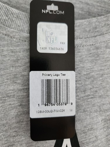 New Orleans Saints Logo Baumwolle T-Shirt Silber UK M Brandneu mit Etikett UVP 25£ - Bild 8 von 12