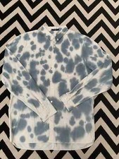 Fred Perry Laurel Long Sleeve Shirt Dyed Pattern 42” Chest Tie Dye Large