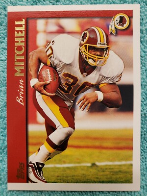 1997 TOPPS BRIAN MITCHELL #321 WASHINGTON REDSKINS 