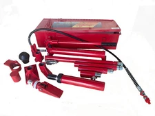 10 Ton Porta Power Hydraulic Auto Body Frame Repair Equipment Kit Ram Expander