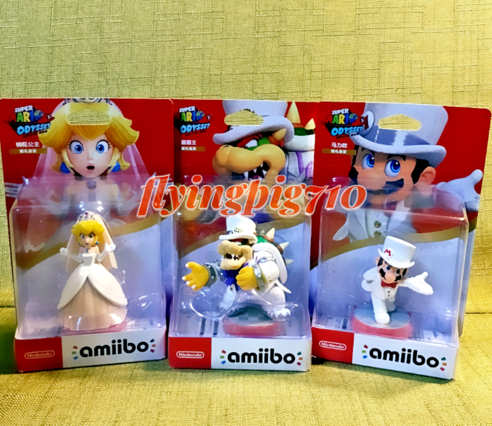 Nintendo Super Mario Odyssey Wedding Outfit Amiibo Figure Sealed