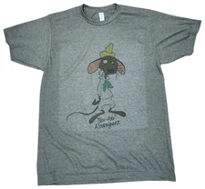 Men's Slow Poke Rodriguez T-shirt color Vintage military green Looney tunes