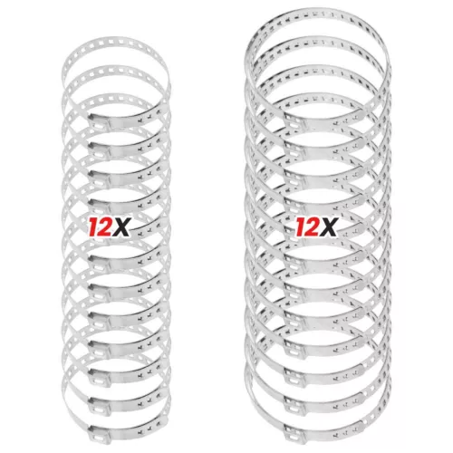 24x Schellen Achsmanschetten 20-120mm Klemmschelle & 2x Schlauchklemmenzange Set - Bild 5 von 12