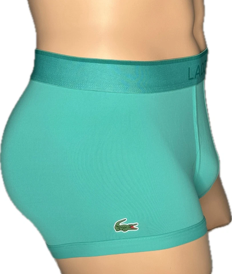 Calzoncillo boxer elástico estilo de vida informal Lacoste para hombre talla M ropa interior COMO NUEVO Foto 2 de 3