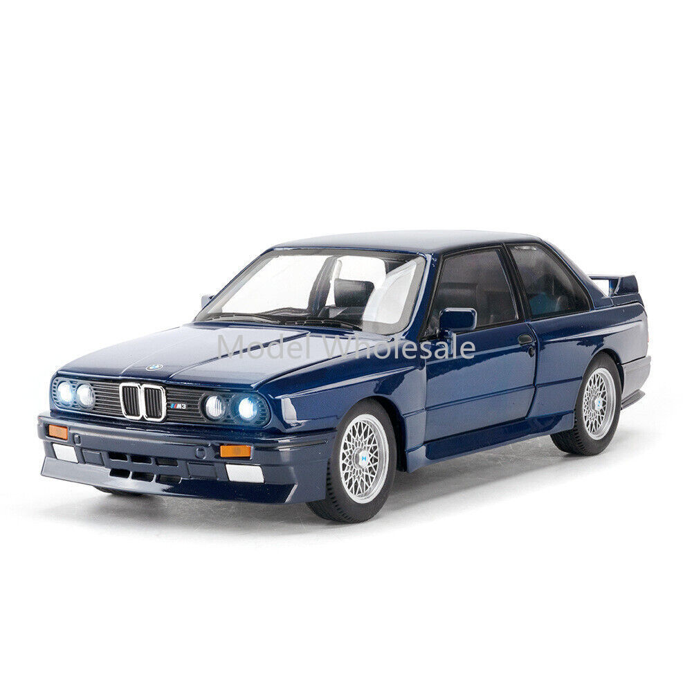 1:24 Diecast Vehicle for Classic BMW M3 E30 Model Car Toy
