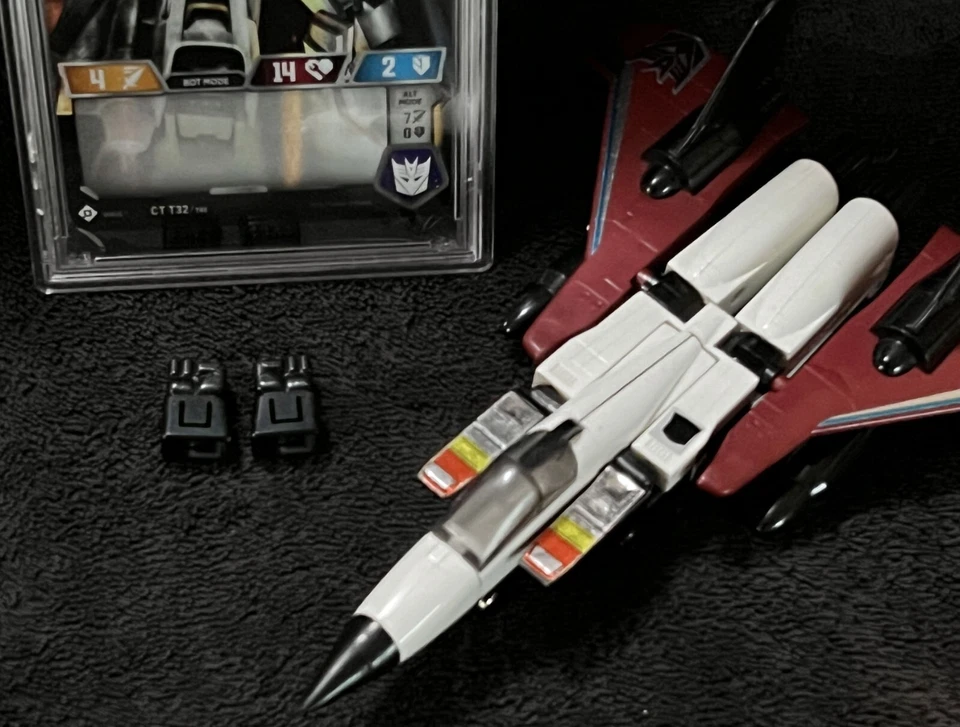 G1 1985 RAMJET • 100% COMPLETE • PSA CARD HASBRO STAMP • VINTAGE G1 TRANSFORMERS - Image 2 of 4