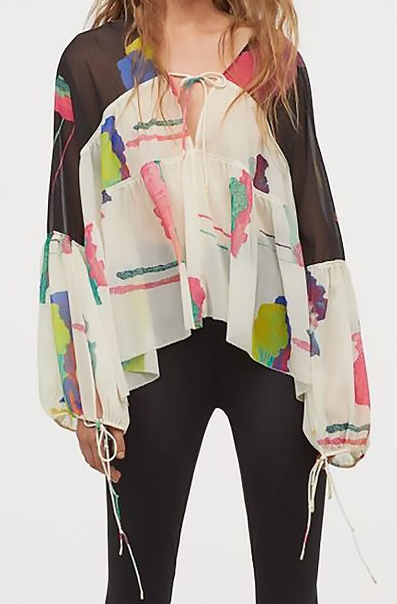 H&M Studio SS20 Blouse Shirt Top Size S | eBay