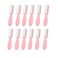 12 Pcs Handle Grip Nail Cleaning Brushes for Toes Finger Nails Cleaning