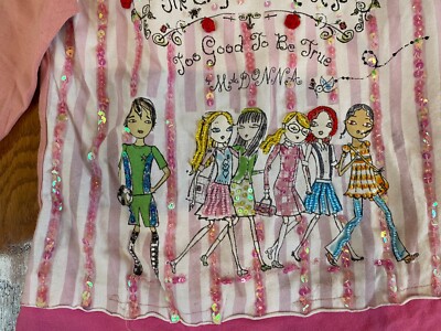 Haut Manches Longues Fille The English Roses By Madonna - Taille 6x - Rose - Occasion