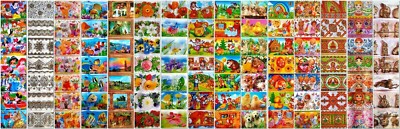 Set of 15 Heat Shrink Wrap Sleeve Decoration Easter For 105 Egg super mixed kit 