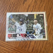 2023 Topps Updated Silver Pattern Foilboard #US36 Perez And Witt