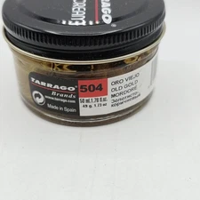 Tarrago Shoe Polish # 504 Old Gold Cream Leather Protector 1.76 oz. 50ml Boot