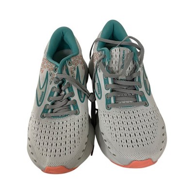 Brooks Women's Glycerin 20 Lace Up Running Shoes Size 8 Oyster Latigo Bay Coral