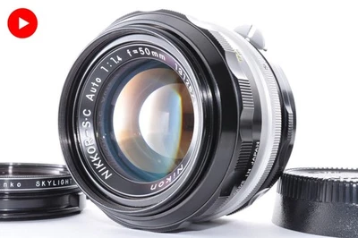 [Exc+5] Objectif Nikon Non-Ai NIKKOR-S.C Auto 50 mm f/1,4 du Japon #2871 - Photo 1/4