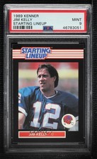 1989 Kenner Starting Lineup Jim Kelly PSA 9 MINT HOF ne4
