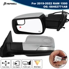 Power Fold Heated Left Driver Side Mirror Chrome For 2019-2022 Ram 1500,15 Pins