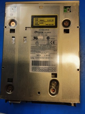 Plextor PX-63CS 6X SCSI CD-ROM Drive 50-Pin SCSI-2 PX63CS 5.25'' Optical PC/MAC