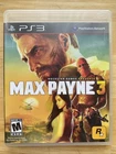 Max Payne 3 PS3 Sony Rockstar Third Person Shooter Action Video Game CIB!
