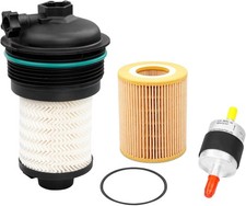 Fd4627 Diesel Fuel Oil Filter Kit For 2018-2023 Ford F150 3.0l Engines Fl2081