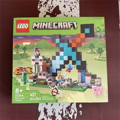 LEGO Minecraft The Sword Outpost 21244 Complete Set, 427 Pieces | eBay