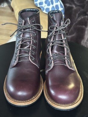 Red Wing Heritage Beckman Boots Black Cherry Excalibur7.5D 9419 Made in USA 2nds