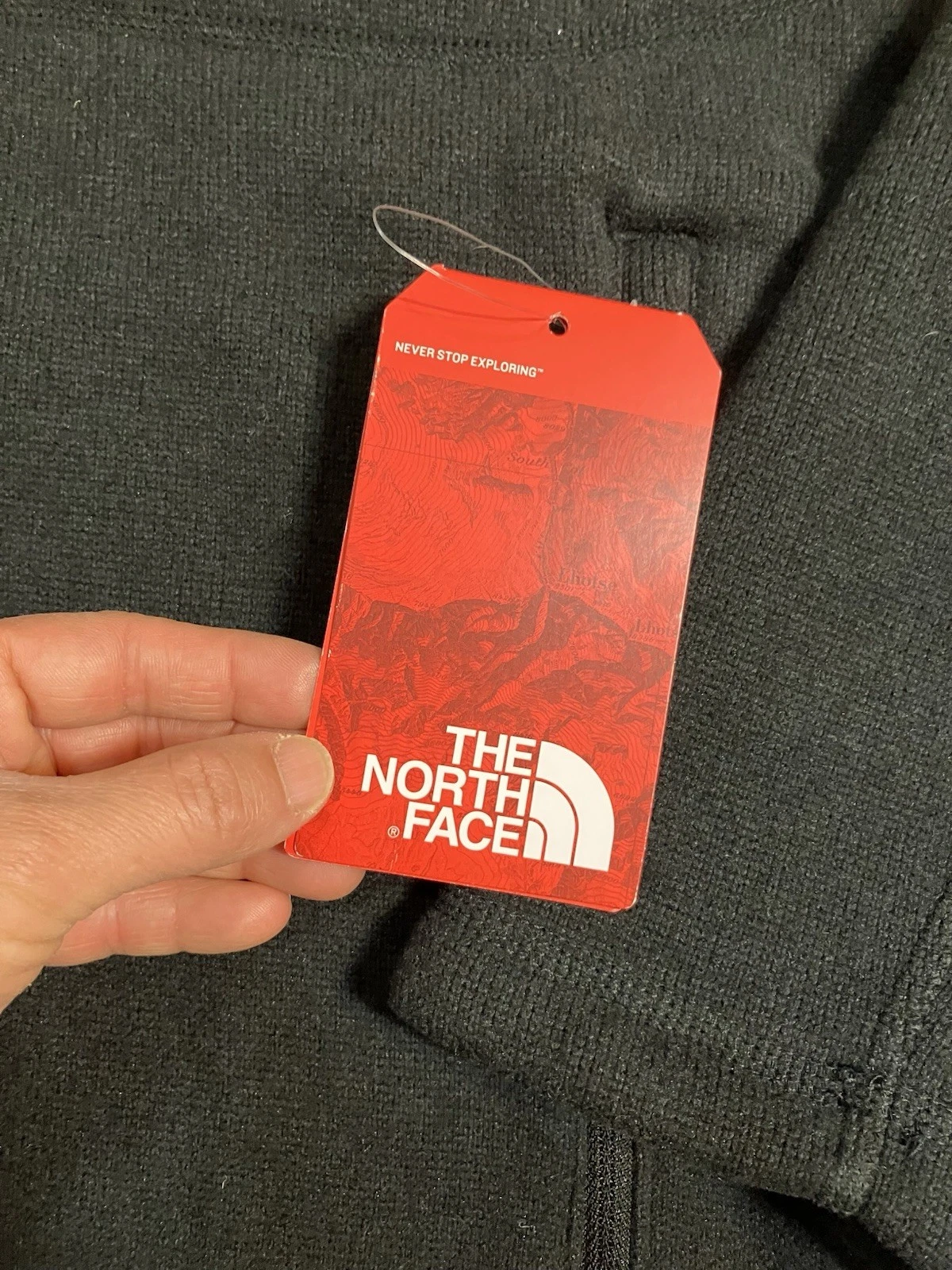 NWT The North Face Far North Fleece Jacket Mens 3XL Black Amazon Corporate Logo image 3