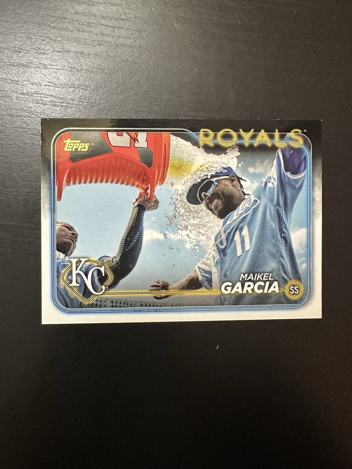 2024 Topps Maikel Garcia #342 Golden Mirror SSP Royals