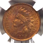 1909 Indian Head Cent Penny 1c NGC MS63 RB #024 Unc BU Red Brown ECC&C, Inc.