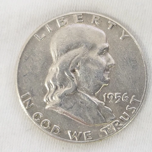 1956 Franklin Half Dollar in AU Condition