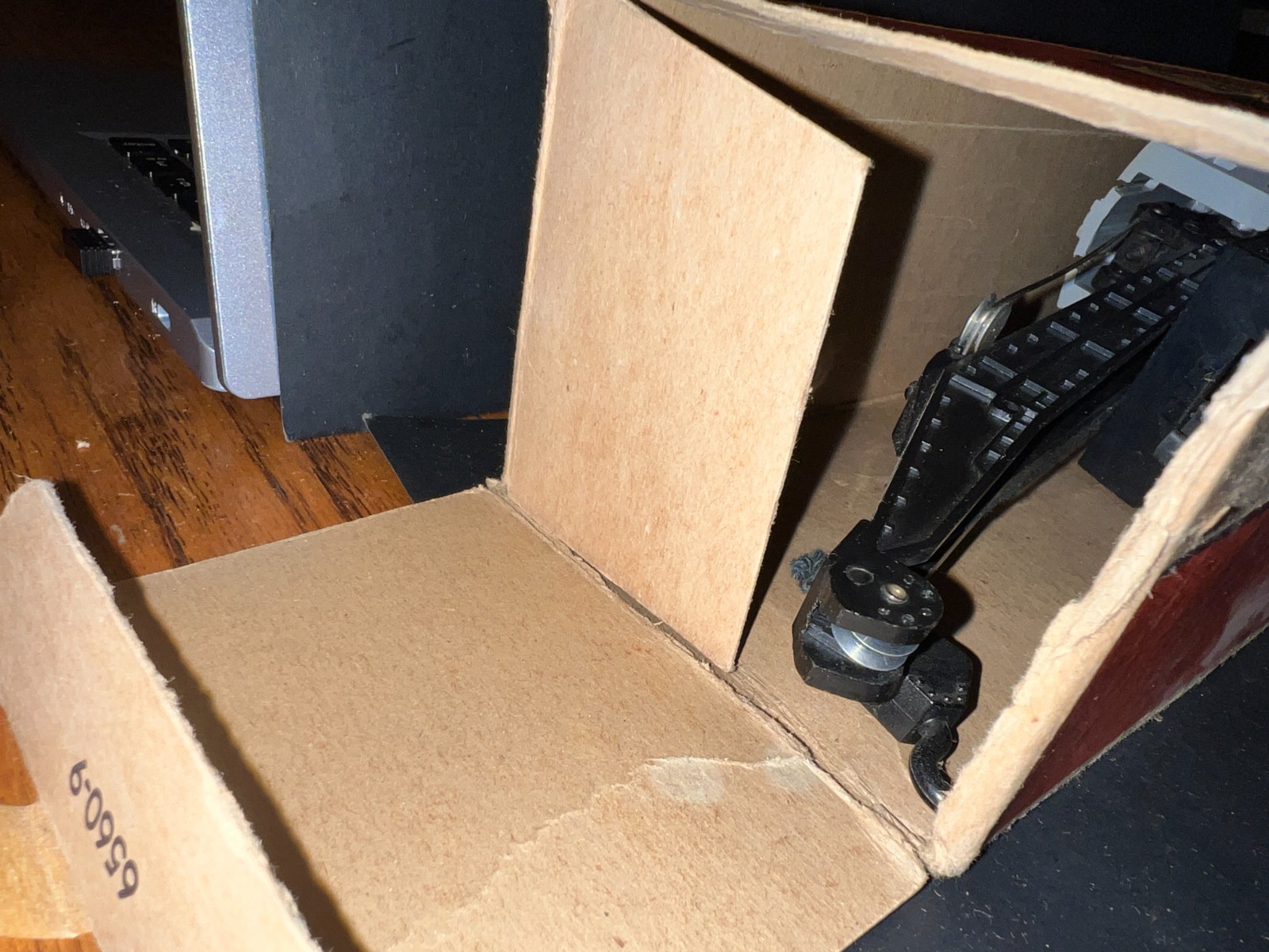 Vintage LIONEL O Gauge #6560 Gray Bucyrus Erie Crane Car