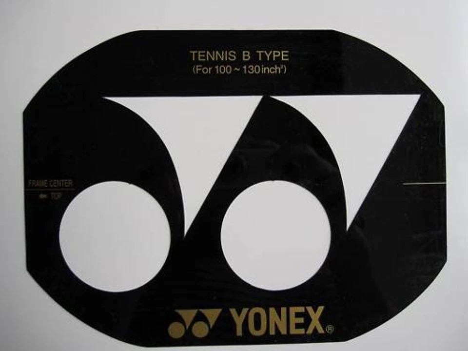 Yonex Tennis Schablonenkarte für 100 bis 130 ZOLL
