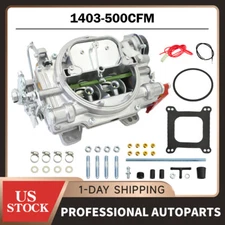 ⭐Carburetor For Edelbrock 1403 500 CFM Electric Choke Mercury Comet Chevy II K10