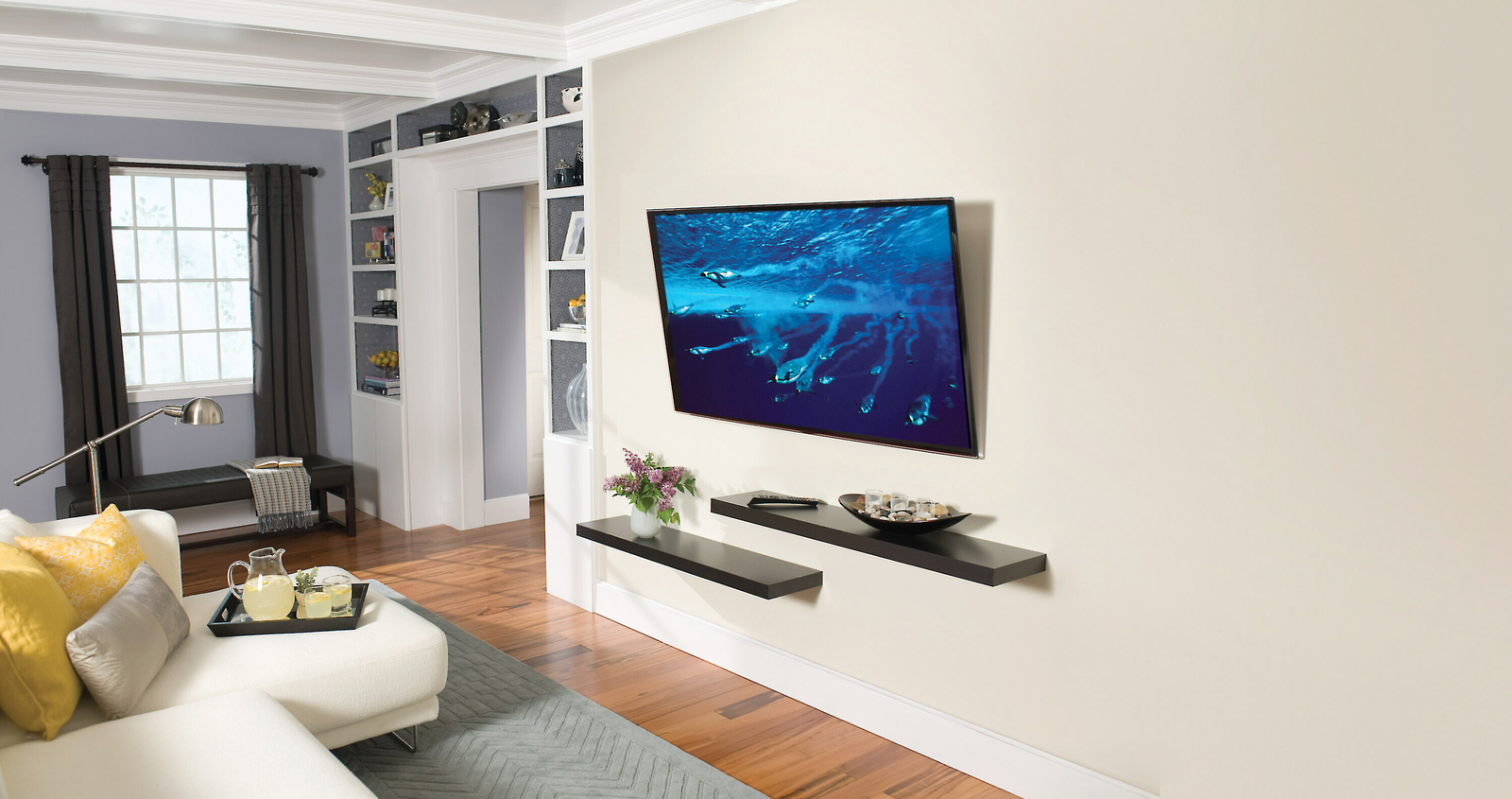 Sanus VXT7-B2 Premium X-Large Tilt TV Wall Mount- Black