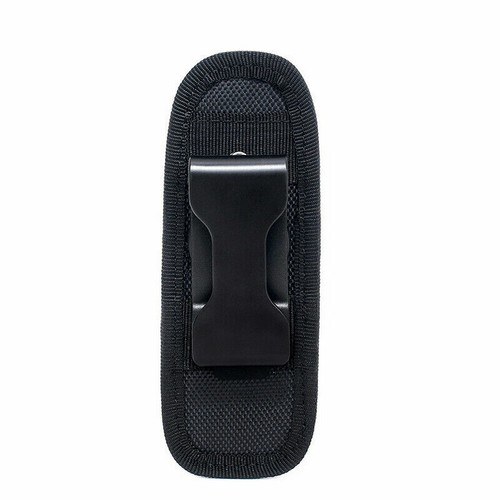 LED Flashlight Torch Nylon Pouch Holster Belt Clip Case Bag Holder Waist Bag US - Picture 5 of 7