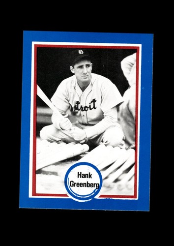 1976 Shakey's Pizza Set-Break # 81 Hank Greenberg NR-MINT *GMCARDS*