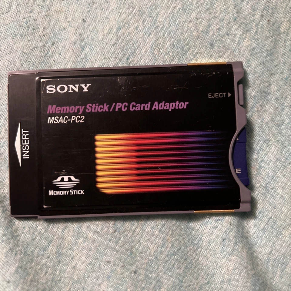 Sony PCMCIA Memory Stick Reader (MSAC-PC2) ((With 128 MB Memory Stick)) - Image 3 of 3