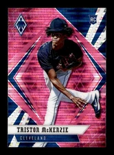 2021 Chronicles Phoenix Pink Pulsar 21 Triston McKenzie Rookie Card RC Guardians