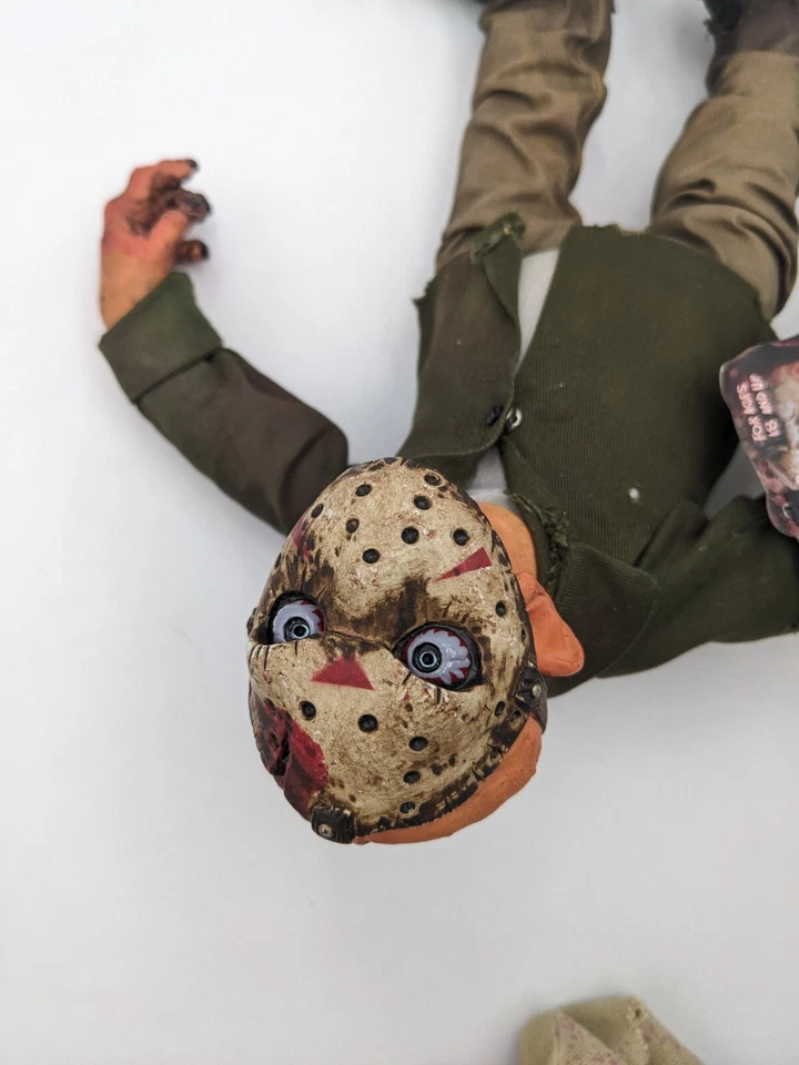Mezco Cinema Of Fear Friday The 13th Final Chapter Jason Voorhees Plush W/Tags! - Image 4 of 4