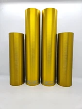 Fork Skins Graphics Yellow Brushed Decals Honda CRF 250R 450R 250X 450X