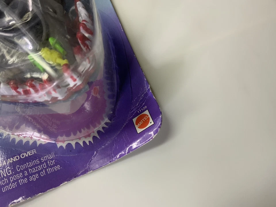 Mattel Mighty Max Caught By The Man-Eater 1993 lacrado novo dano ao papelão - Imagem 4 de 4