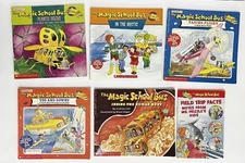 The Magic School Bus Books Lot of 6 Paperback Beginning Reader Adventure