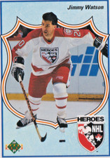 Jimmy Watson Flyer Defense 1990-91 Upper Deck NHL HEROES Card # 514 Near Mint +