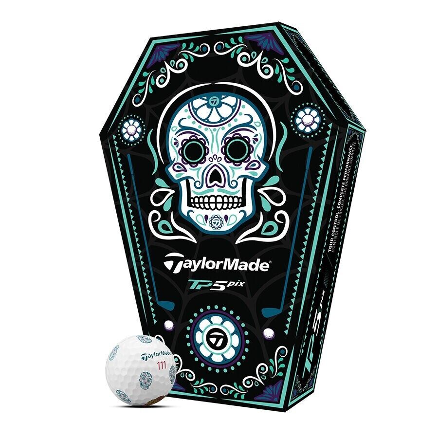 TaylorMade TP5 Golf Balls Halloween Dia de los Muertos Ltd. Edition - 2 Dozen