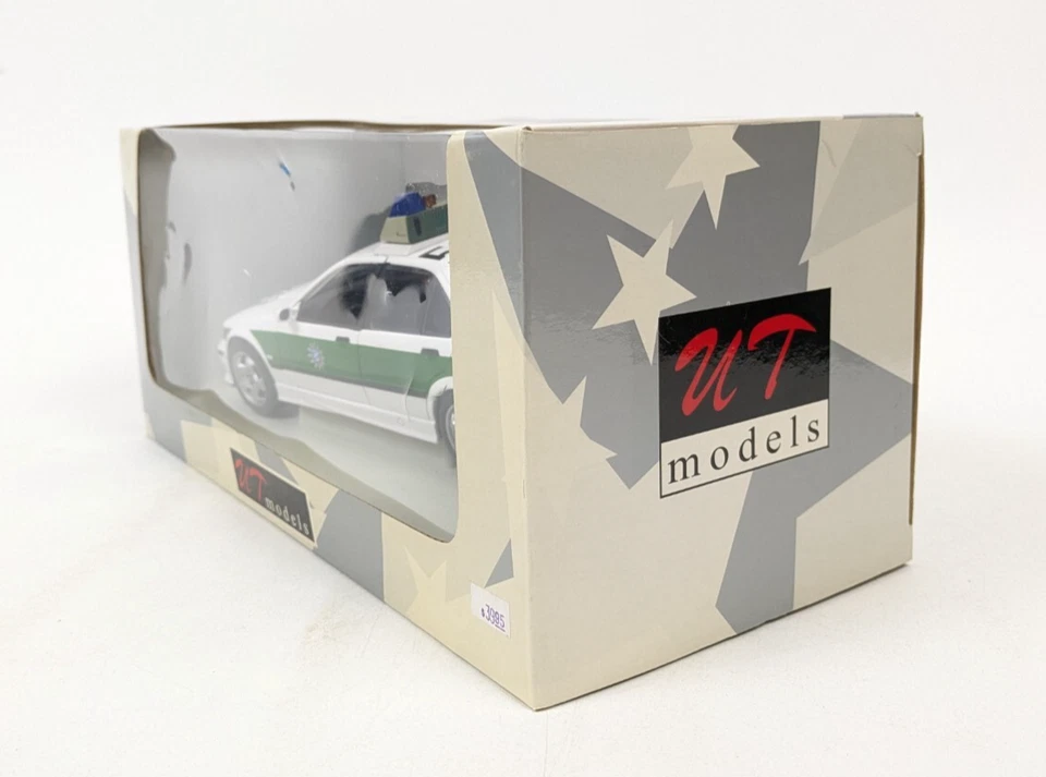 UT Models 1999 BMW E36 M3 POLICE POLIZEI Car 1:18 Scale Diecast #20531 ~ NICE - Image 4 of 4